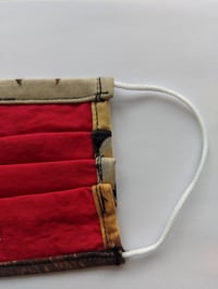 Image 5 of Aztec Horse Print Pleated Face Mask