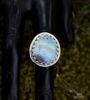 Image 1 of Boulder Opal Sterling Silver Ring