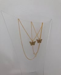 Image 2 of Butterfly Charm Necklace