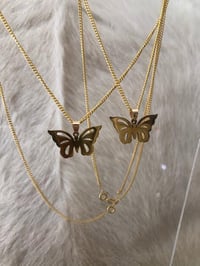 Image 1 of Butterfly Charm Necklace