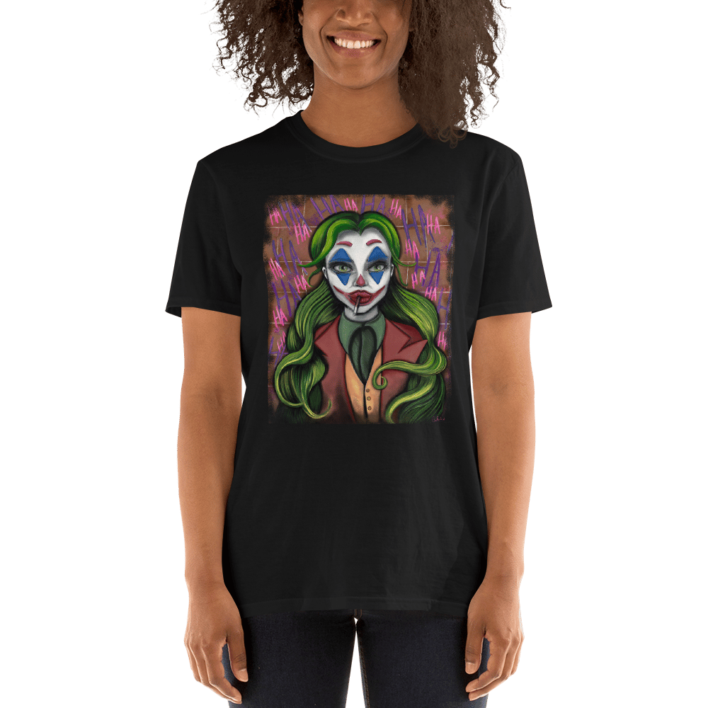 Image of JOKES ON YOU BLACK UNISEX T-SHIRT