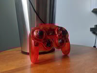 Translucent Red w/ Translucent Black Buttons