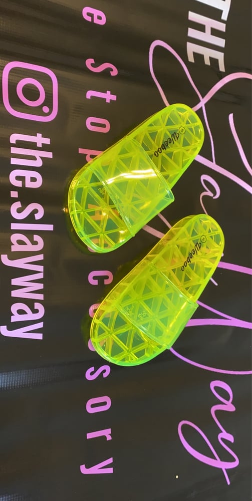 Image of Neon Jelly Slides