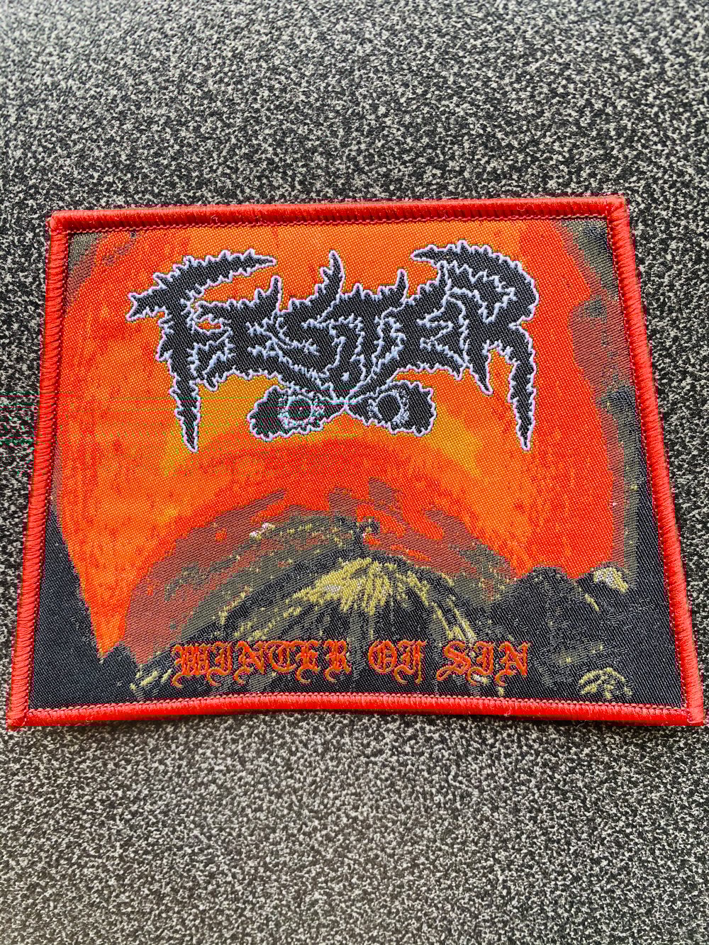 Winter of Sin patch - red