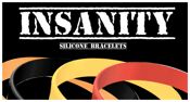 Image of INSANITY "Dig Deeper" Silicone Bracelets (4 Colors Available"