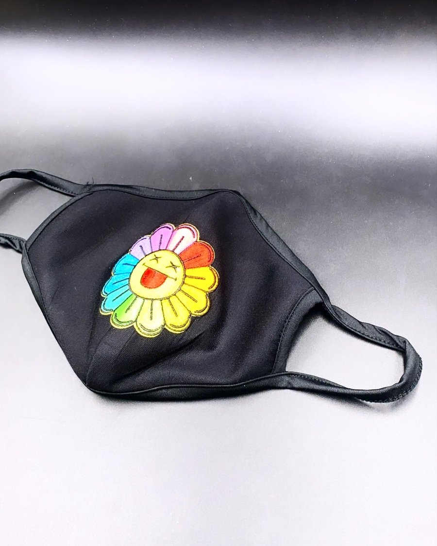 Image of “Smackashi Flower” Summertime face mask 