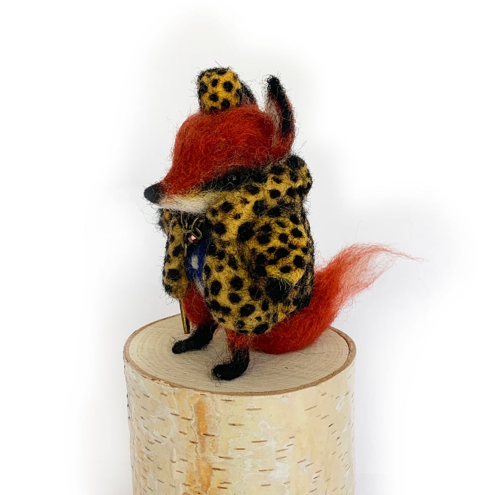 Image of Fox Pimp (Wool Sculpt)