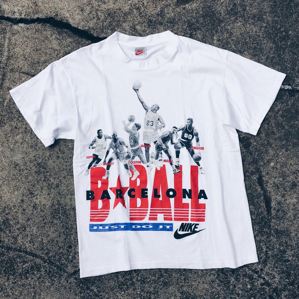 Image of Original 1992 Nike “Dream Team” Barcelona Tee.