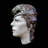 Image 2 of *SALE* Halloween Jack Ceramic Face Sculpture (Unique Raku Piece)