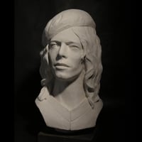 Image 1 of The Man Who Sold The World (White Clay Full Head Sculpture)