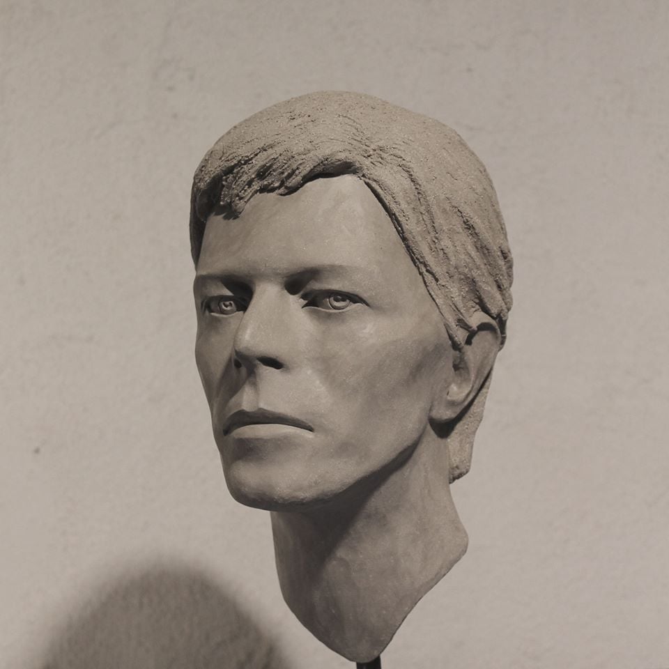 'Heroes' White Clay (Face Sculpture)