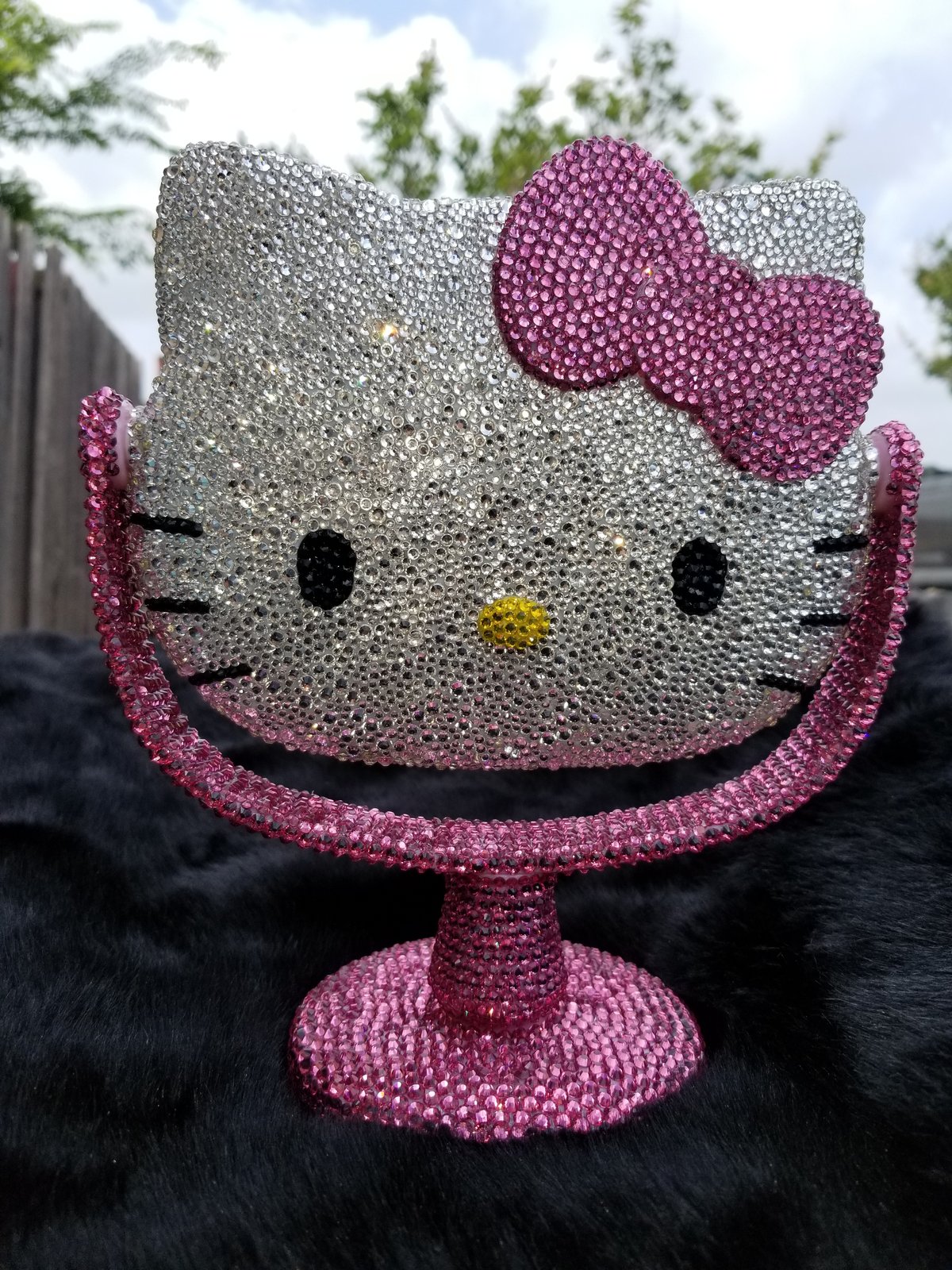 Hello Kitty Vanity Mirror  The Delirious Unicorn Co