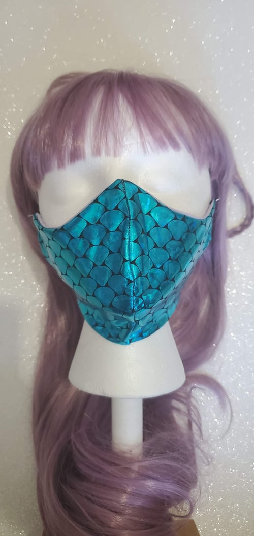 Image of mermaid face mask
