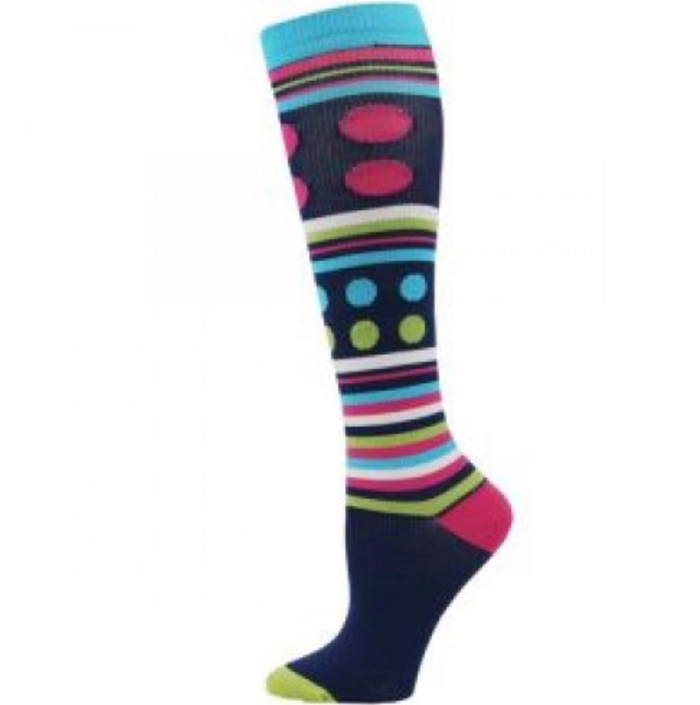 Image of Stripes & Dots Fashion Compression Sock 