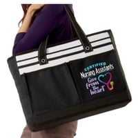 Image 1 of CNAs  Give From The Heart Traveler 2 Pocket Tote