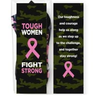 Image 2 of Tough Women Fight Strong Cushioned Ankle Sock