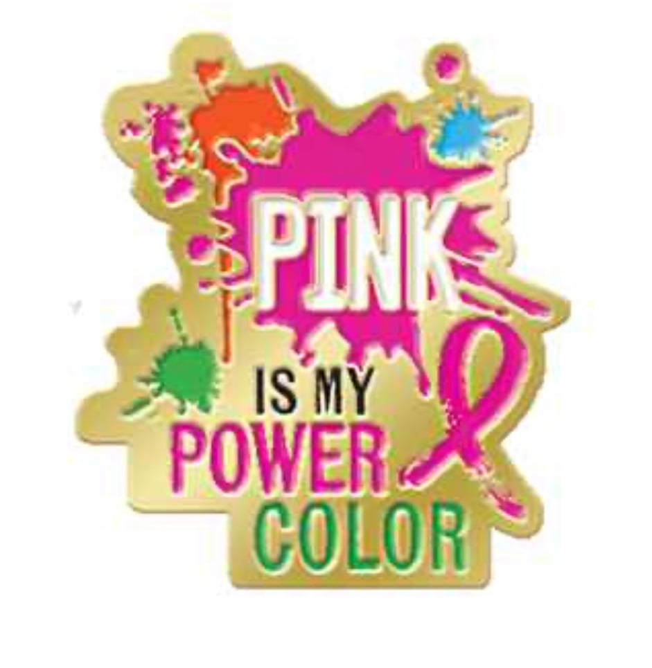 Image of Pink Is My Power Color Lapel Pin