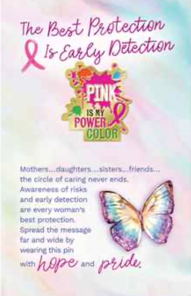 Image of Pink Is My Power Color Lapel Pin
