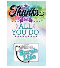 Image 2 of Living The Scrub Life Lapel Pin