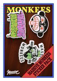 Massive Monkees Vinyl Sticker Pack