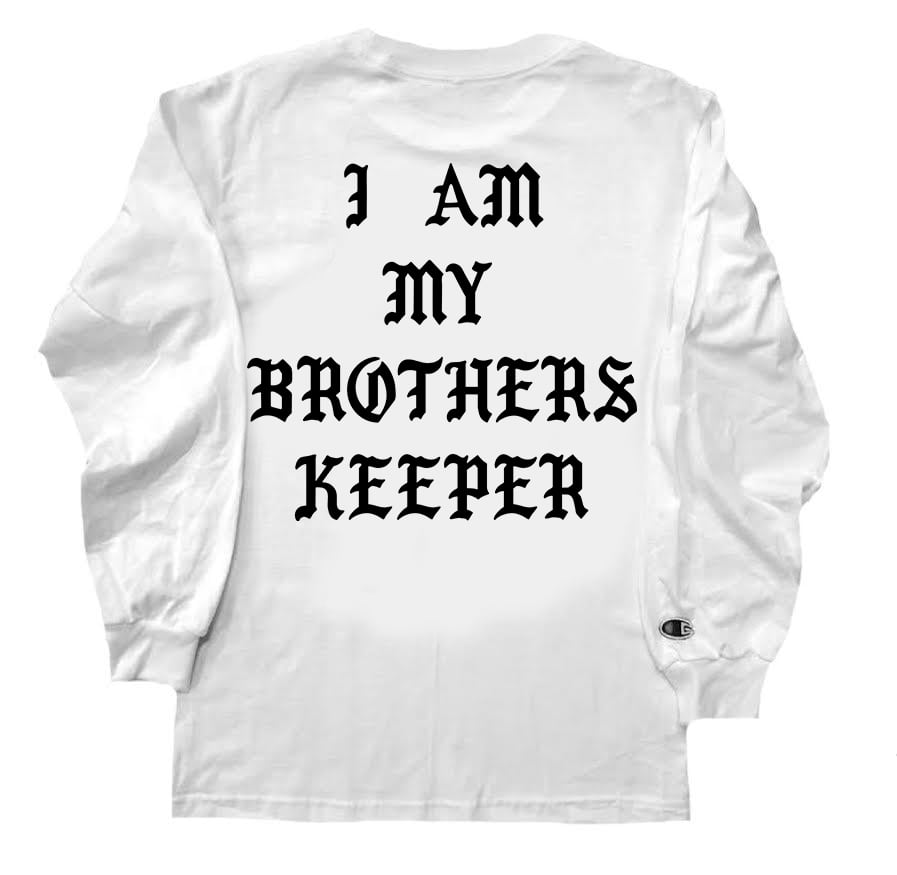 Image of Brothers Keeper L/S wht