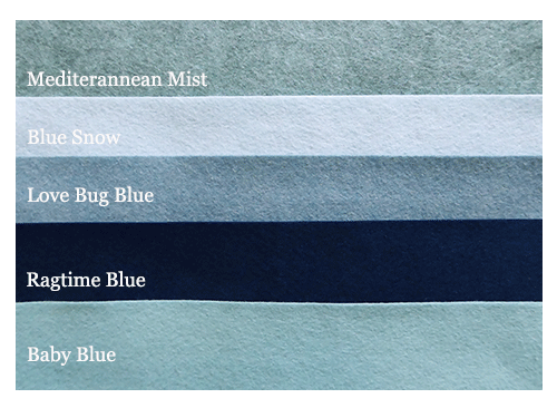 Ragtime Blue Felt