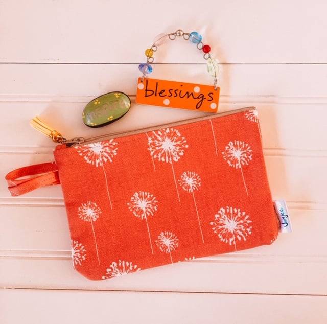 Sweet Summer Dandelion Wristlet