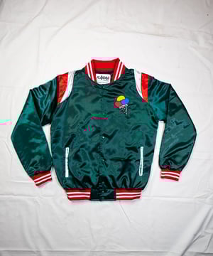 Image of Green FLAV Varsity Jacket