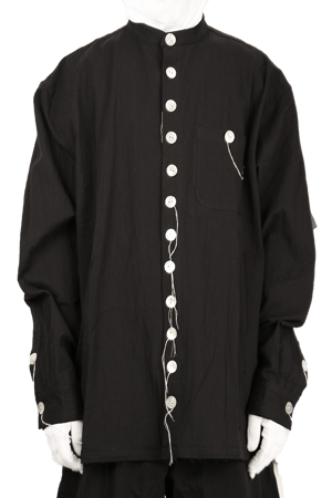 Image of ÆNRMÒUS - Borderline Shirt (Black) 