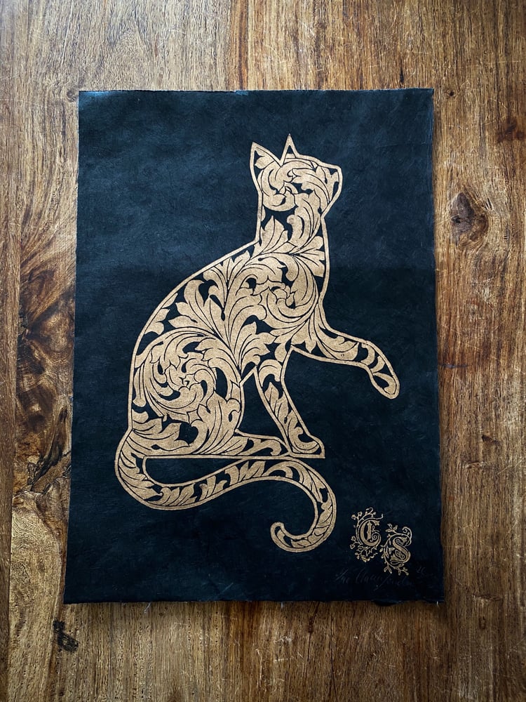 Image of Ornate Cat II Gold Edition