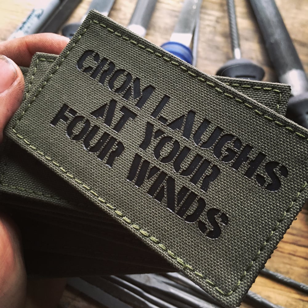Image of CROM LAUGHS morale patch