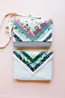 Image 3 of the quilted CHLOE CLUTCH PDF pattern
