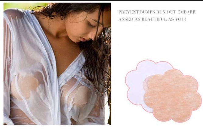 Image of 5 Pairs of Nipple Breast Covers Sexy Breast Pasties Adhesive Bra Disposable lnvisible