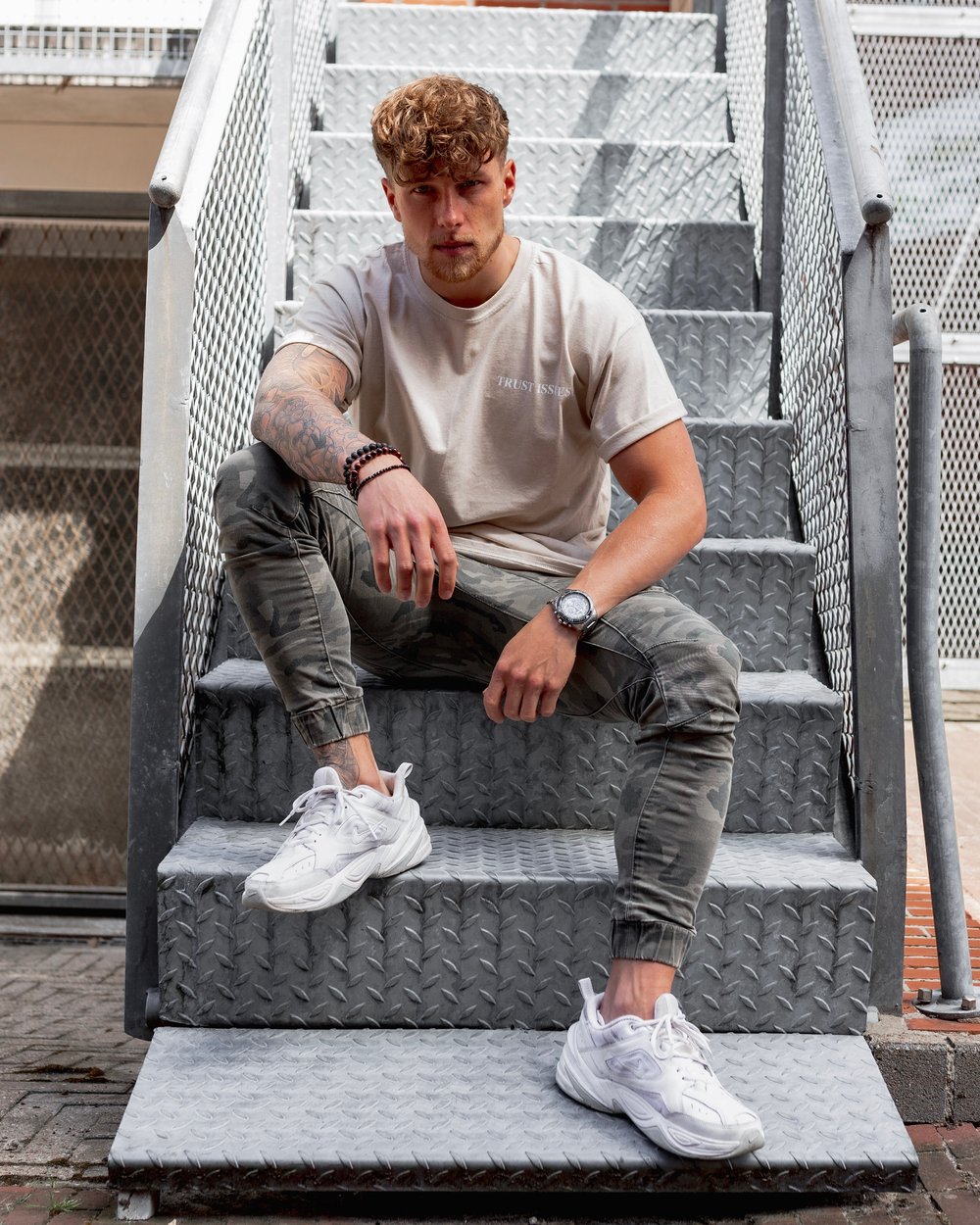 Image of BASIC BEIGE SAND - T-SHIRT