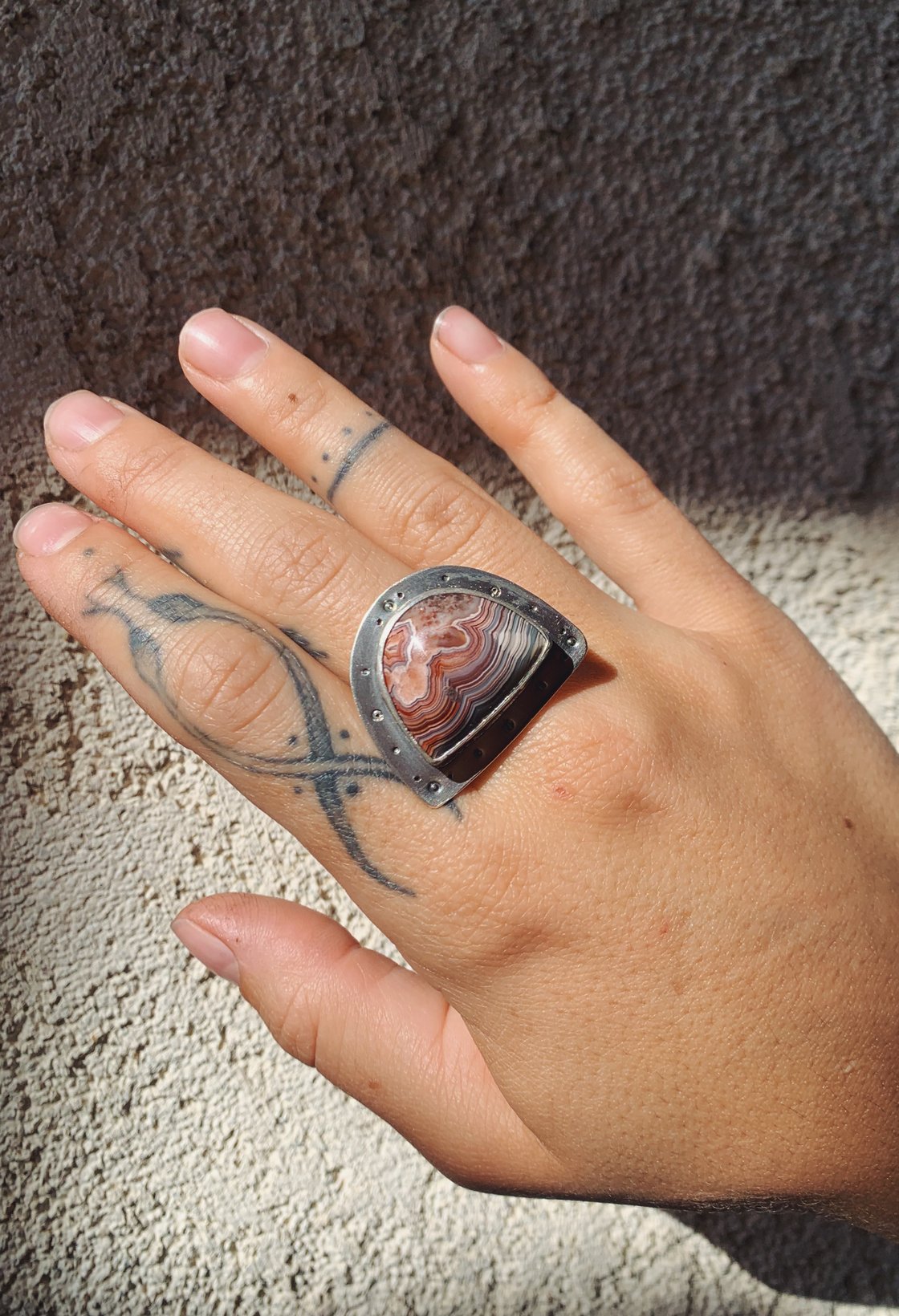 Image of Laguna Lace Agate Ring