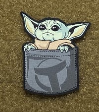 Image 2 of POCKET BABY YODA MORALE PATCH