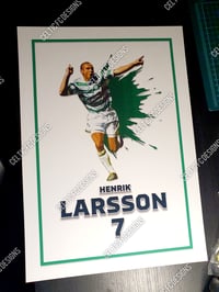 Henrik Larsson A3 Print (Unframed)