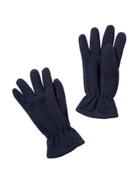 School Fleece Gloves, Navy