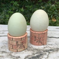 Egg cups, a pair