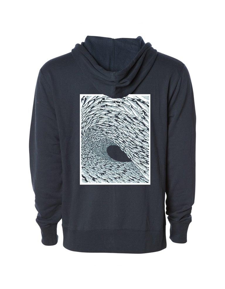Unisex Maroon Herring Hoodie