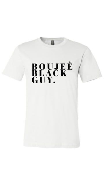 WHITE/BLACK BBGUY TEE-SHORT SLEEVE