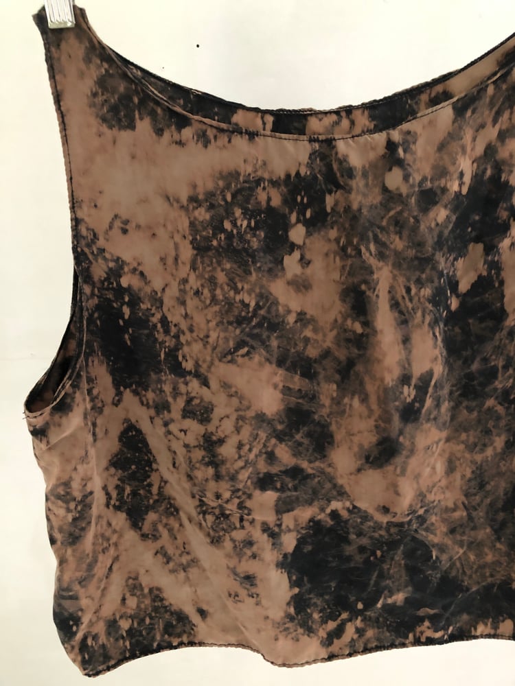 Image of Hand dyed silk tank