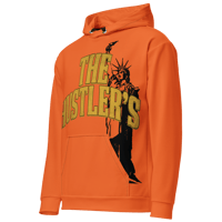 Image 3 of Orange “I Went To New York” Hoodie (Oversized Print)