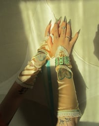 Image 3 of Glow Heart Arm Warmers 