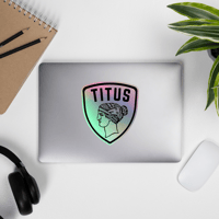 Image 2 of Titus Shield Gladiator Holographic Stickers