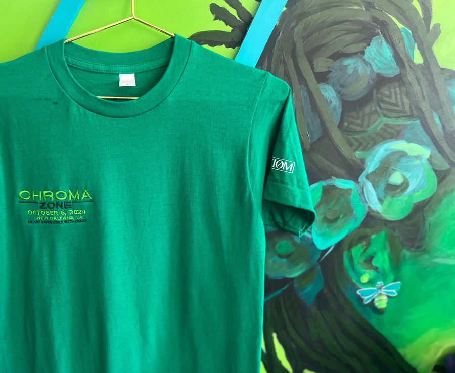 Image of Green CHROMA  ZONE tee