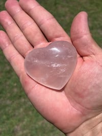 Image 7 of Rose Quartz Heart #2537