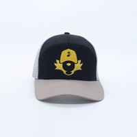 Image 1 of 2023 JEI Blk/Grey 7-Panel Baseball Cap Preorder