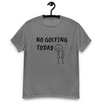 Image 8 of Unisex classic tee,  No Golfing Today T-Shirt | Funny Golf Humor Graphic Tee