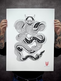 Image 1 of SNAKE HANNYA SCREENPRINT /MAPS